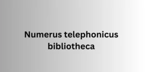 numerus telephonicus bibliotheca