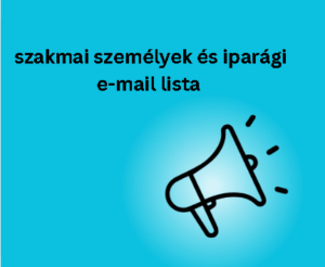 szakmai személyek és iparági e-mail lista